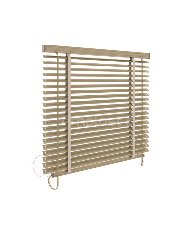 Cavetto laterale in nylon per veneziane 50 mm - Confezione da 12 metri