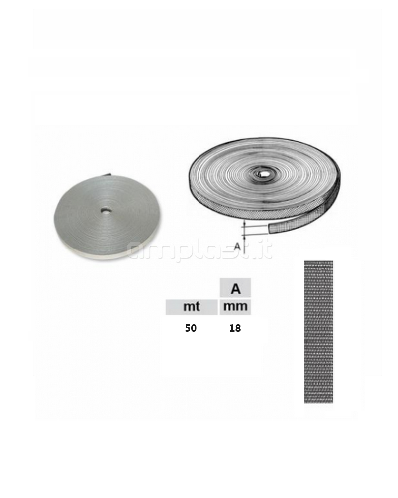 Cintino Extra 18 mm per tapparelle - Rotolo da 50 metri