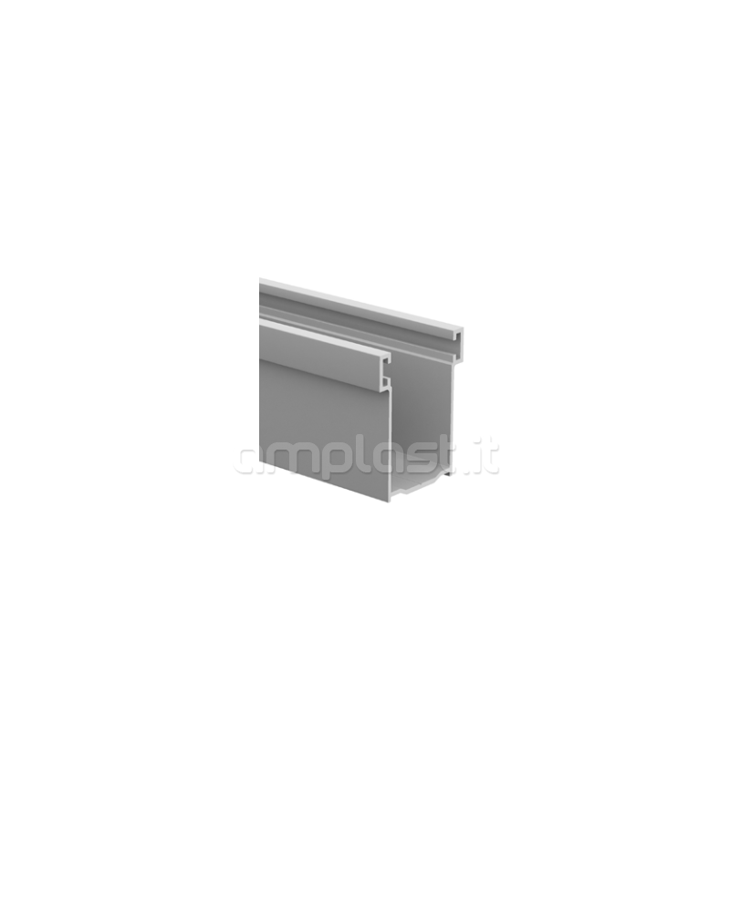 Coppia invito in plastica per guida in alluminio mm 30 x 21 per tapparelle