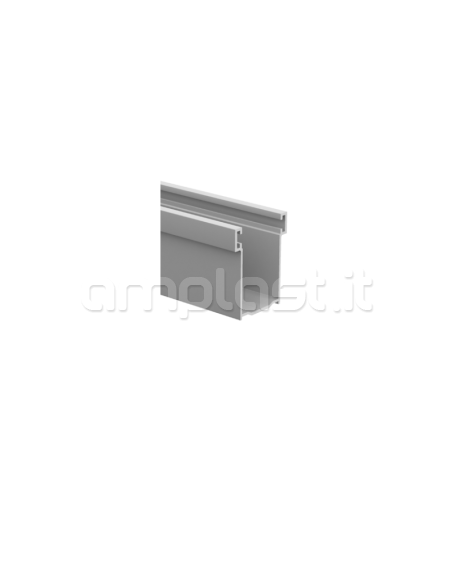 Coppia invito in plastica per guida in alluminio mm 30 x 21 per tapparelle