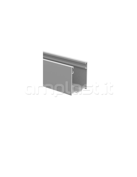 Coppia invito in plastica per guida in alluminio mm 30 x 25,5 per tapparelle