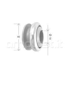 Cuscinetto a sfere diametro 42 mm con rondella 2