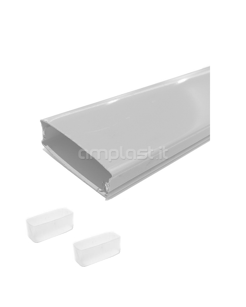 Fondale tubolare terminale per tenda veneziana 50 mm