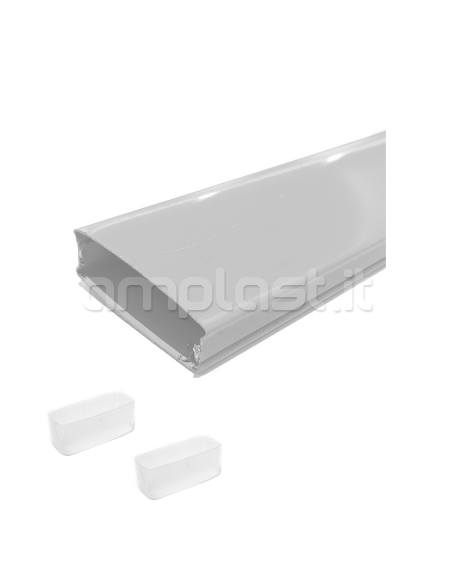 Fondale tubolare terminale per tenda veneziana 50 mm