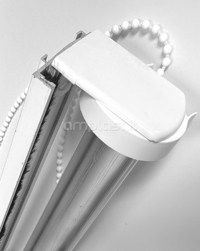 Guida superiore portarullo in alluminio per tende a catena modello Fast e Split