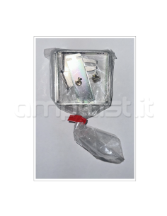 Kit di fissaggio completo per veneziana mm 50 con staffette e morsetti 2