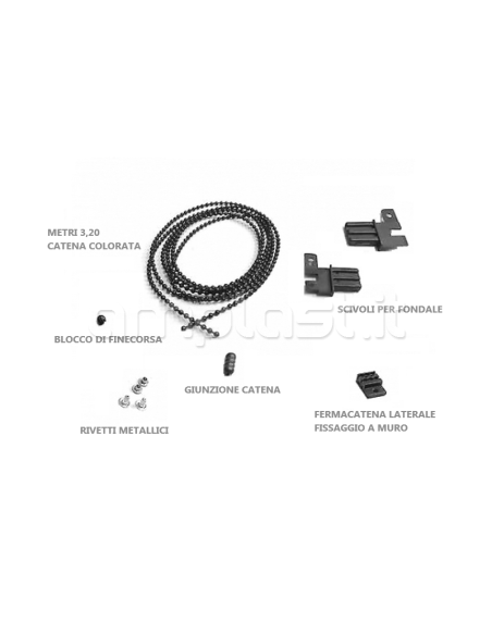 Kit ricambio zanzariere manovra catena