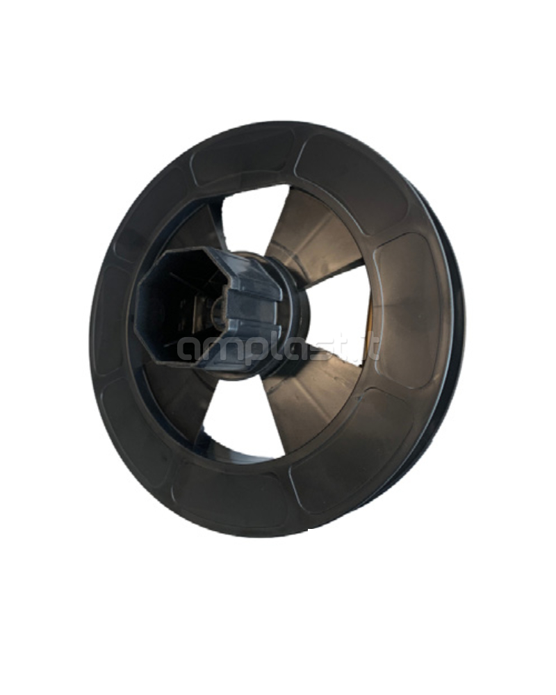 Puleggia in plastica diametro 21,5 con cuscinetto per rullo ottagonale diametro 60