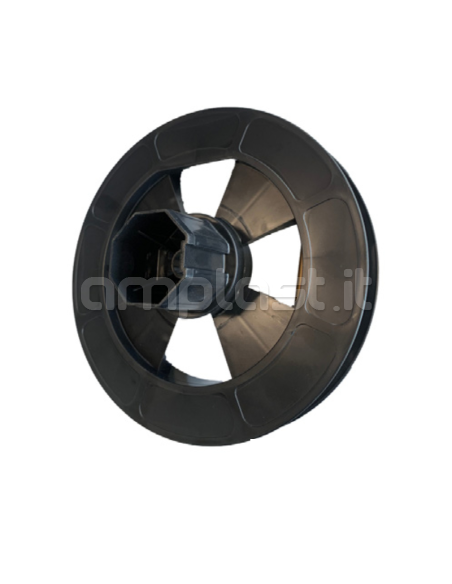 Puleggia in plastica diametro 21,5 con cuscinetto per rullo ottagonale diametro 60