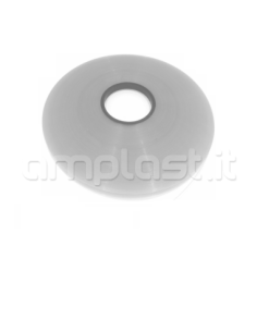 Rotolo profilo adesivo in plastica trasparente da 7 mm per fondale tende a rullo - Rotolo da 100 metri