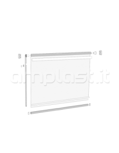 Kit completo per tenda a rullo Ultra a catena - Tubo diametro 18