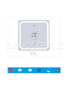 Trasmettitore Came modello Vivaldi TX1 wireless per motori tapparelle