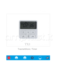 Trasmettitore - Timer Came modello Vivaldi TX1 wireless per motori tapparelle 2
