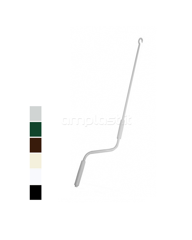 Asta con gancio per tende da sole - Altezza 180 cm