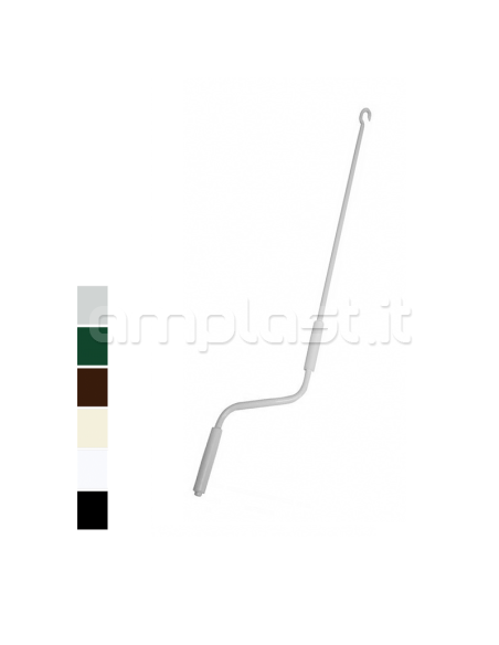 Asta con gancio per tende da sole - Altezza 180 cm