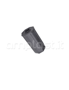 Calotta interna per rullo ottagonale diametro 40 mm con foro quadro 13x13