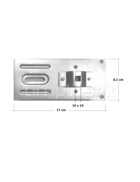 Supporto a bandiera mm 170 x 85 per motore