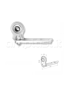 Supporto da murare standard con cuscinetto sfilabile 2