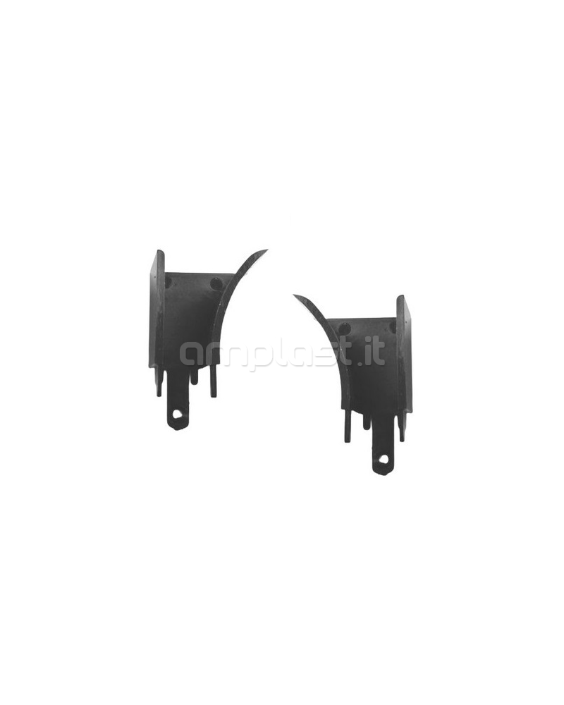 Coppia invito in plastica per guida in alluminio mm 30 x 21 per tapparelle