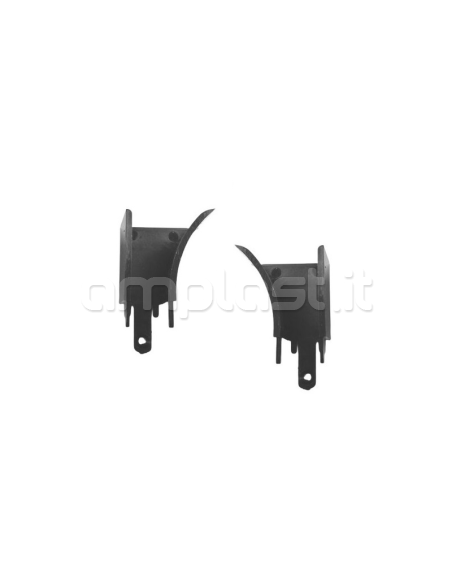 Coppia invito in plastica per guida in alluminio mm 30 x 21 per tapparelle