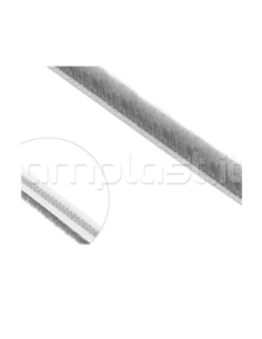 Spazzolino mm 4,8 x 4 per guida tapparella - Confezione da 6 metri colore Grigio