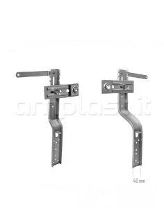Supporto a telaio tipo Vercelli da 40 mm - Coppia 2