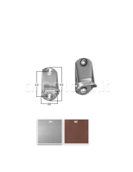 Bloccacintino compact per avvolgitori a cassonetto