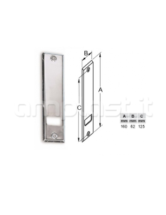 Placca per avvolgitore Mini metri 5 con interasse cm 12,5 2
