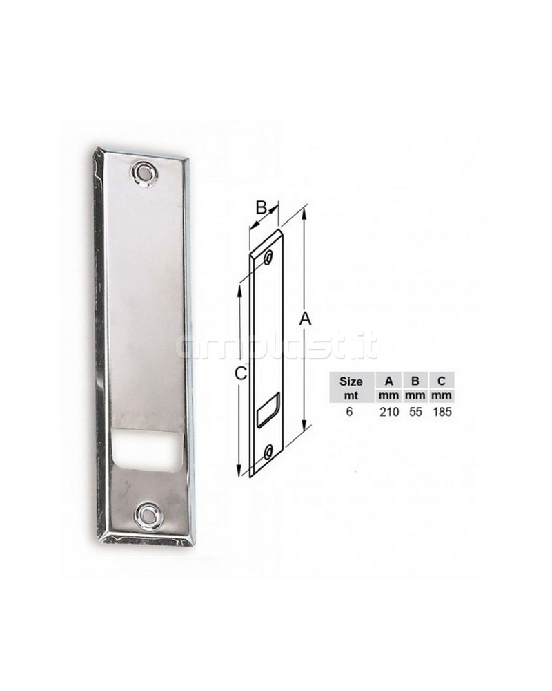 Placca per avvolgitore metri 6 con interasse cm 18,5