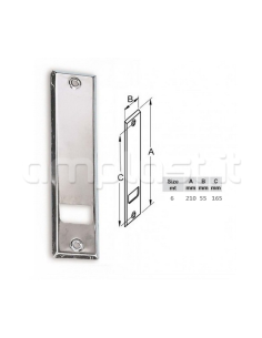 Placca per avvolgitore standard metri 6 con interasse cm 16,5 2