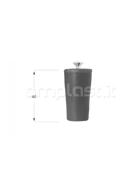 Tappo conico di arresto 40 mm - Confezione da 10 pezzi