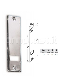 Placca per avvolgitore Max da metri 15 con interasse cm 25,5 2