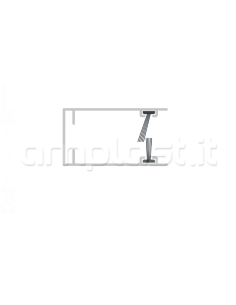 Spazzolino antivento mm 4,8 x 12 per guide zanzariera - Confezione da 6 metri 2
