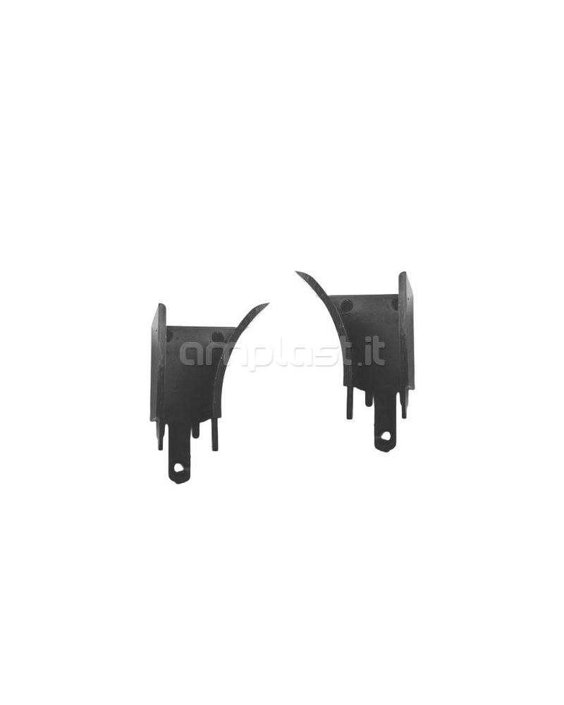 Coppia invito in plastica per guida in alluminio mm 30 x 19,5 per tapparelle