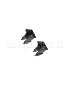 Coppia invito in plastica per guida in alluminio mm 28 x 17 per tapparelle