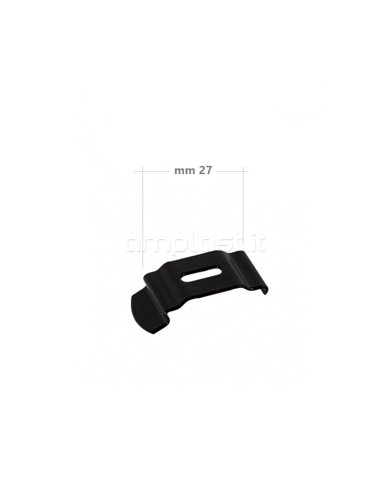 Supporto a soffitto per zanzariere con cassonetto da 31 mm - Confezione da 12 pezzi
