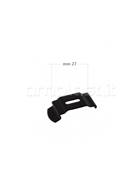Supporto a soffitto per zanzariere con cassonetto da 31 mm - Confezione da 12 pezzi