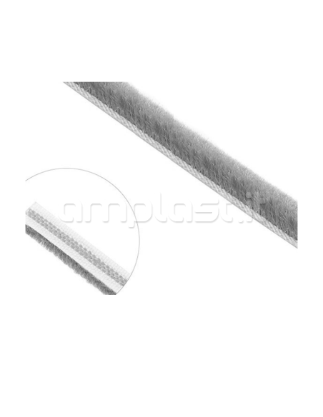 Spazzolino mm 6,9 x 7 per guida tapparella - Confezione da 6 metri