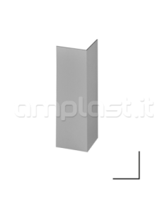 Angolare in alluminio verniciato 20 x 20 mm