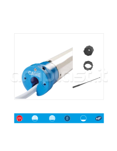 Motore Came per tende a rullo e tapparelle D35 - Serie Mondrian 4 6N·m Kg. 16