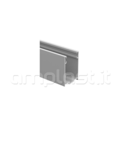 Guida in alluminio mm 40 x 25,5 per tapparelle