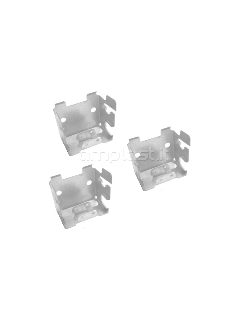 Supporto senza carrucola per veneziane 50 mm - Confezione da 4 pezzi