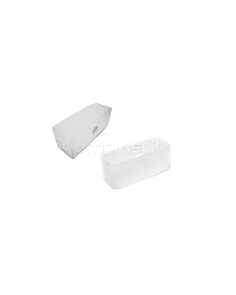 Tappo per fondale con occhiello per veneziana 50 mm - Confezione da 10 pezzi