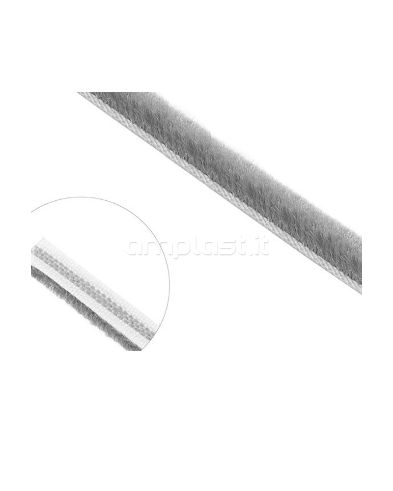 Spazzolino mm 4,8 x 11 per fondale zanzariera - Confezione da 6 metri