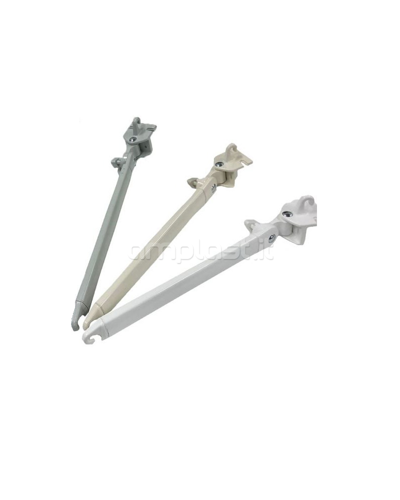Braccetti snodati da 70 cm in alluminio per tende da sole