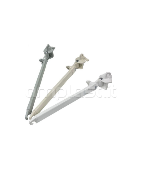 Braccetti snodati da 70 cm in alluminio per tende da sole