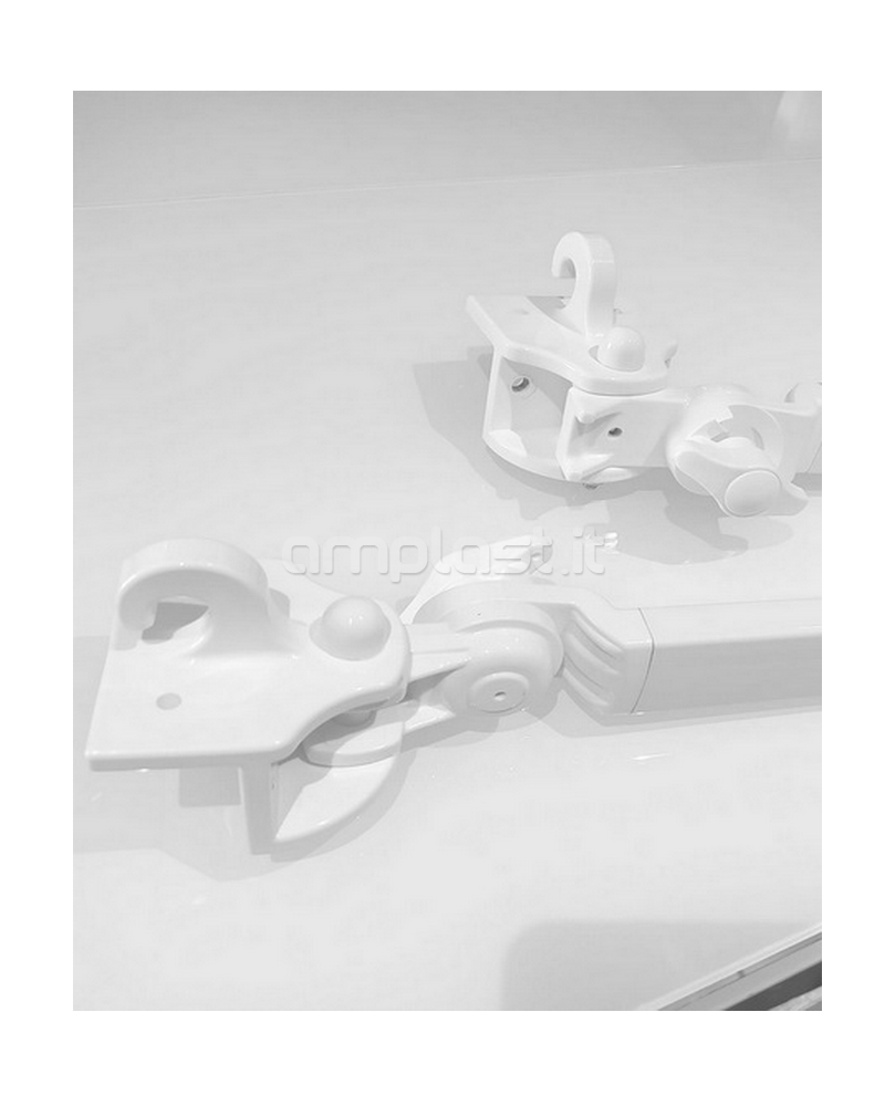 Braccetti snodati da 70 cm in alluminio per tende da sole