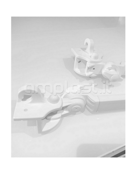 Braccetti snodati da 50 cm in alluminio per tende da sole