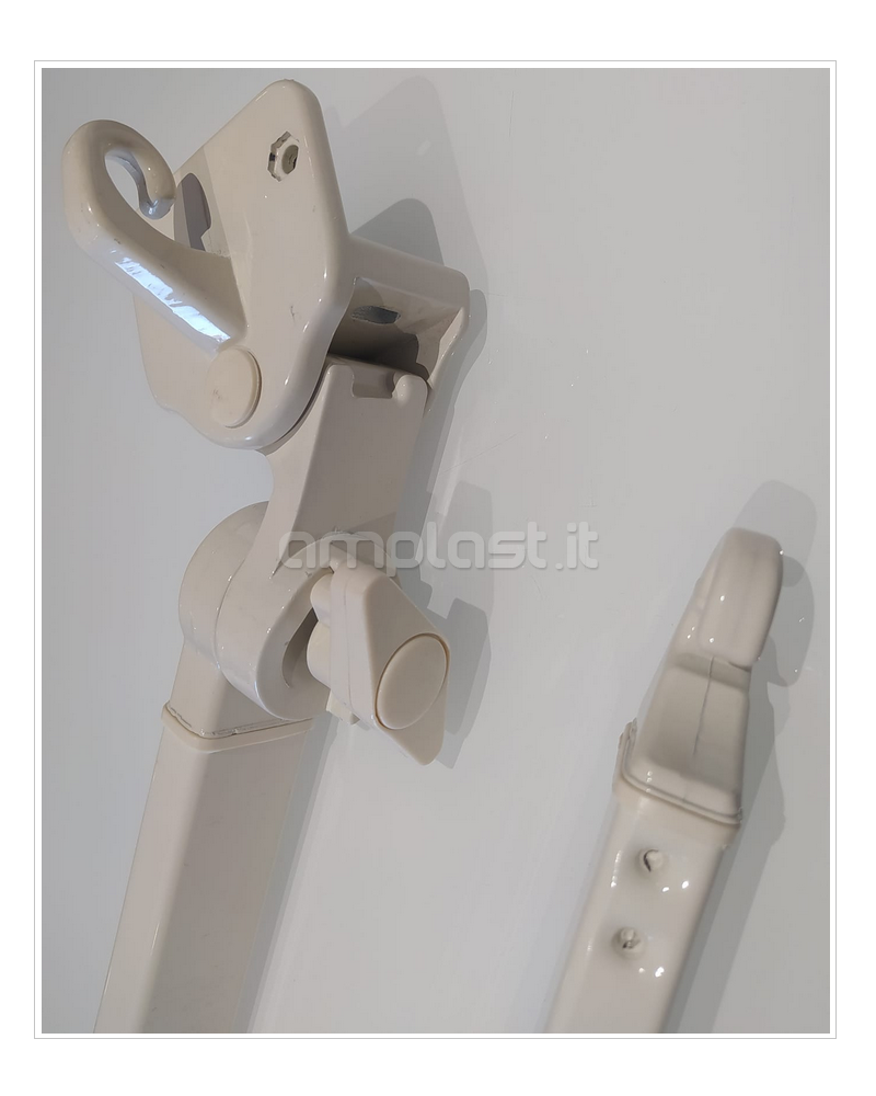 Braccetti snodati da 70 cm in alluminio per tende da sole