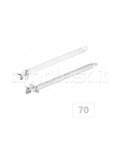Braccetti sporgenti da 70 cm in alluminio per tende da sole 2